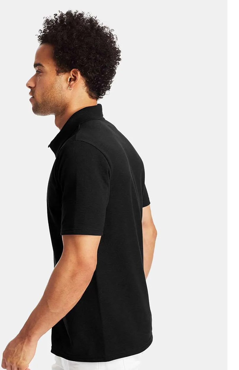 OUTLET-Hanes X-Temp Piqu Sport Shirt with Fresh IQ