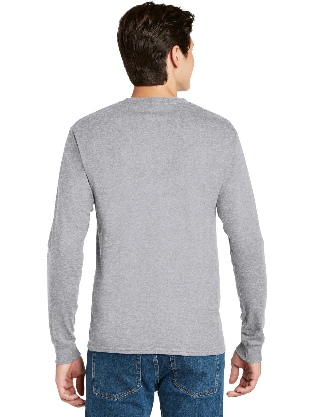 OUTLET-HanesAuthentic100% Cotton Long Sleeve T-Shirt