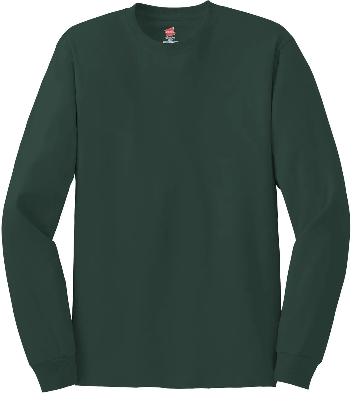 OUTLET-HanesAuthentic100% Cotton Long Sleeve T-Shirt