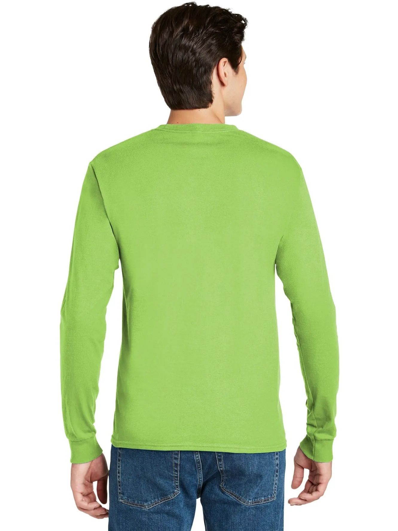 OUTLET-HanesAuthentic100% Cotton Long Sleeve T-Shirt