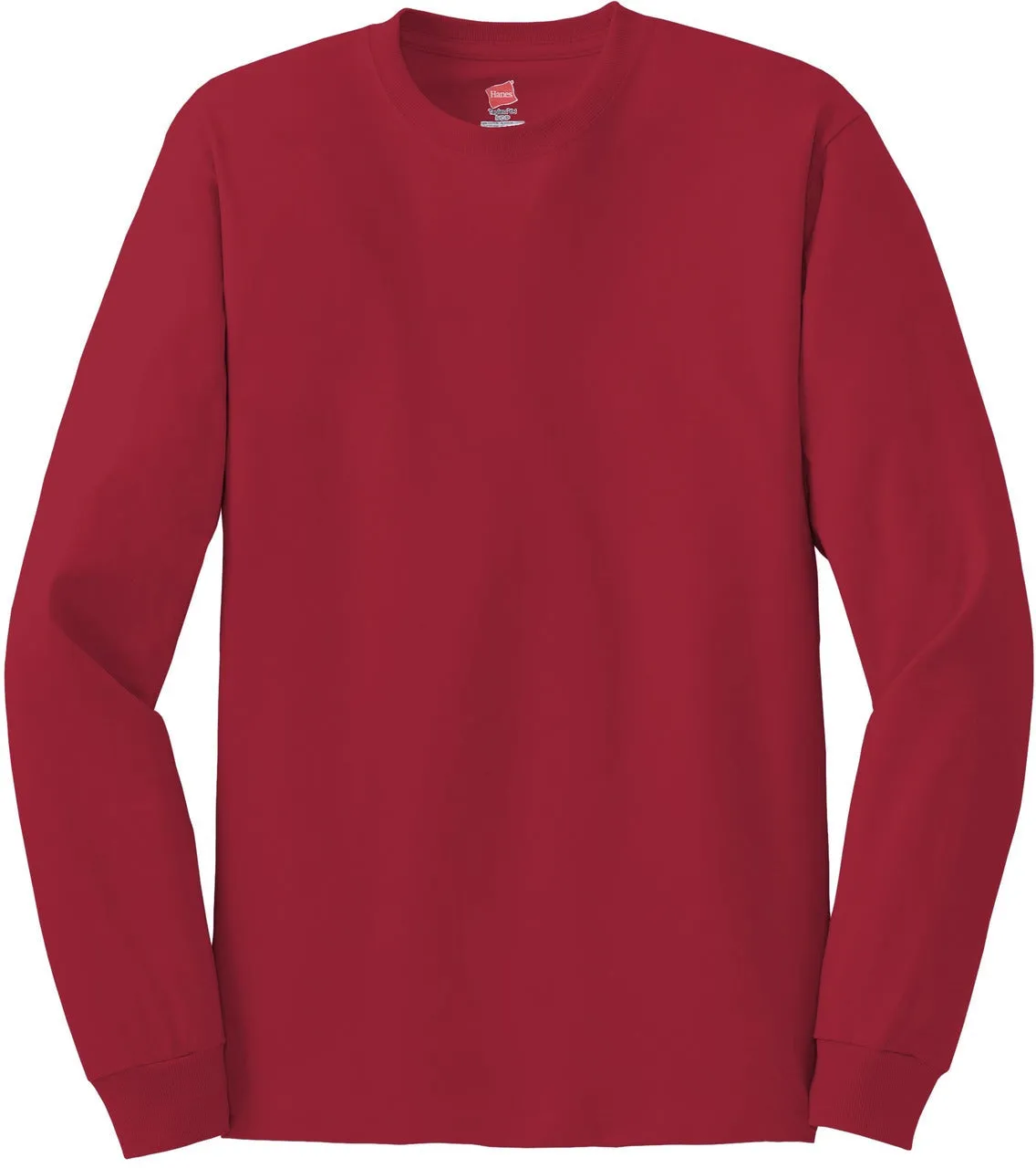 OUTLET-HanesAuthentic100% Cotton Long Sleeve T-Shirt