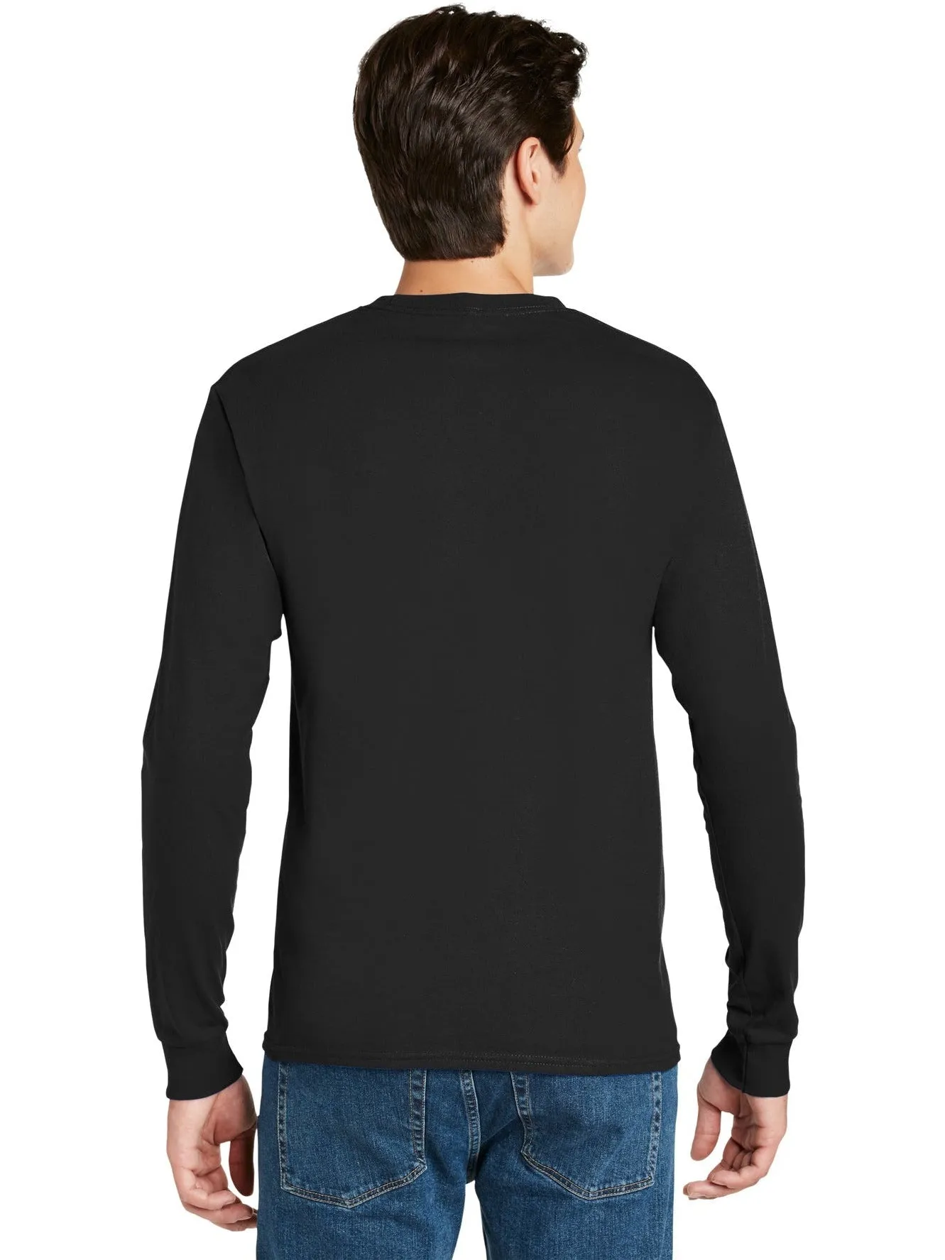 OUTLET-HanesAuthentic100% Cotton Long Sleeve T-Shirt
