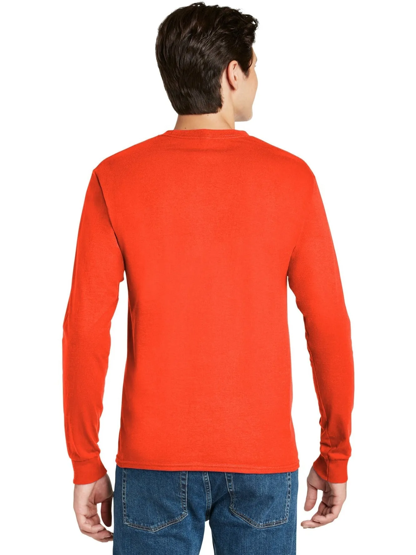 OUTLET-HanesAuthentic100% Cotton Long Sleeve T-Shirt