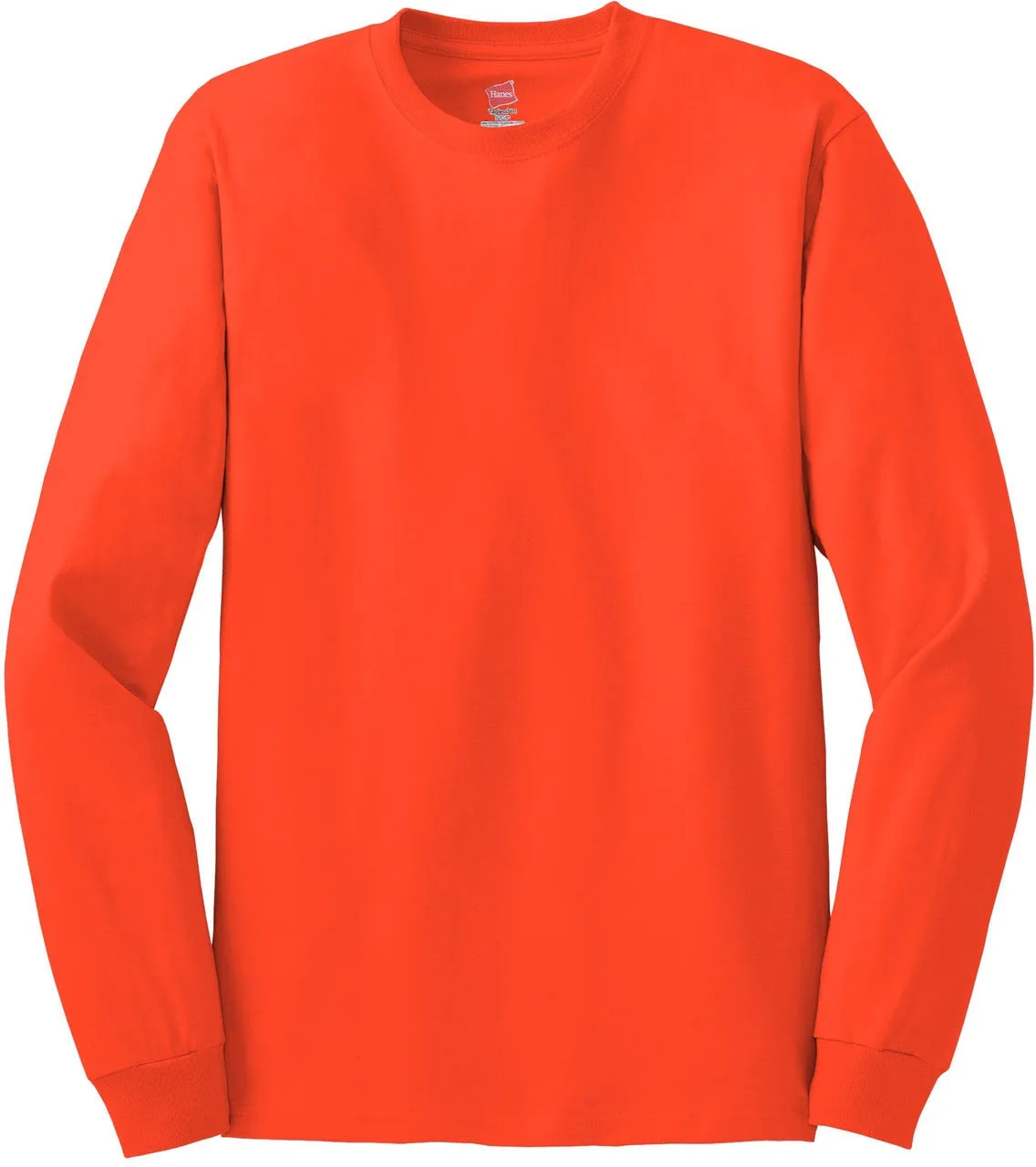 OUTLET-HanesAuthentic100% Cotton Long Sleeve T-Shirt