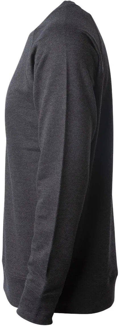 OUTLET-Independent Trading Co. Icon Unisex Lightweight Loopback Terry Crewneck Sweatshirt