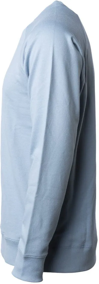 OUTLET-Independent Trading Co. Icon Unisex Lightweight Loopback Terry Crewneck Sweatshirt