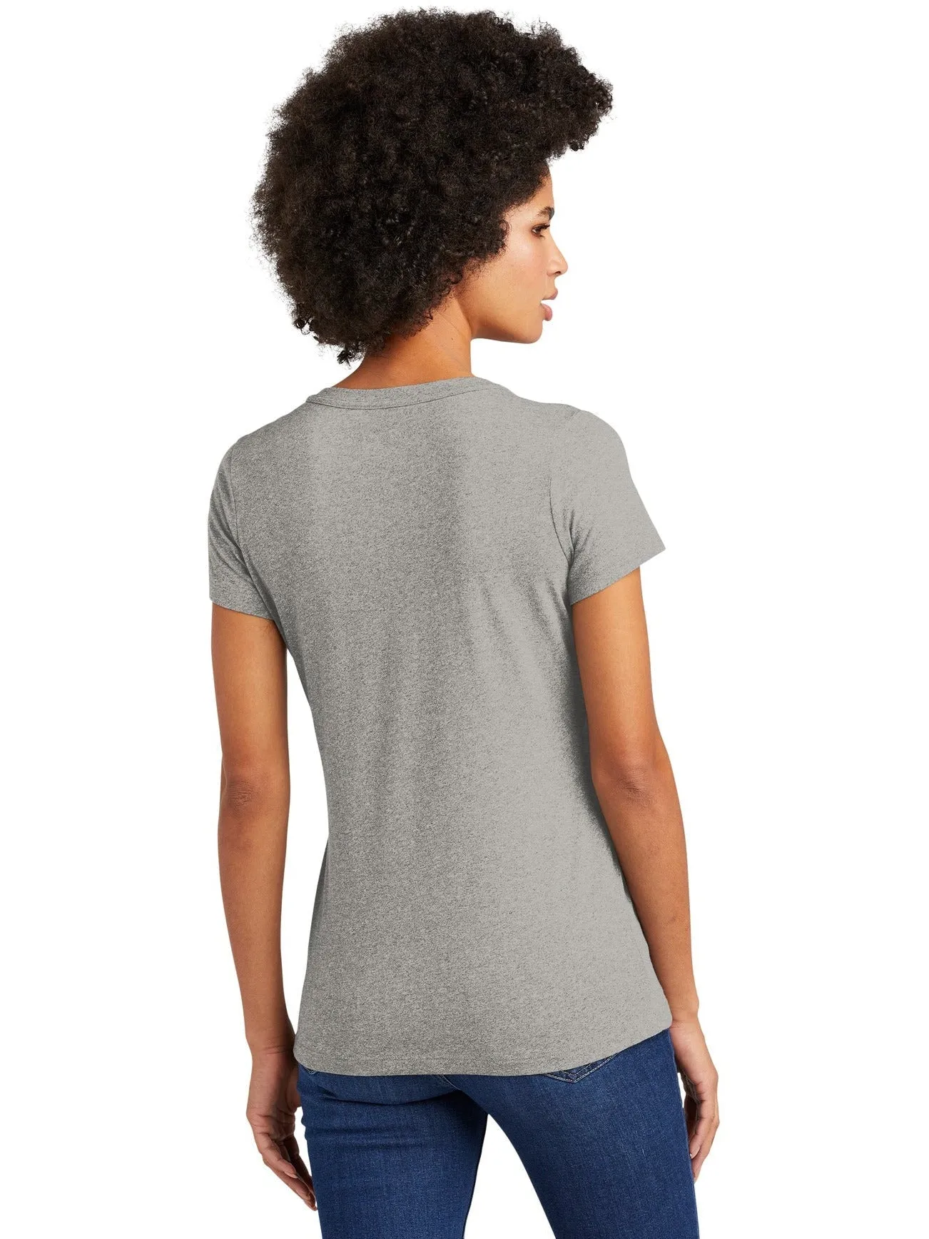 OUTLET-New EraLadies Heritage Blend V-Neck Tee