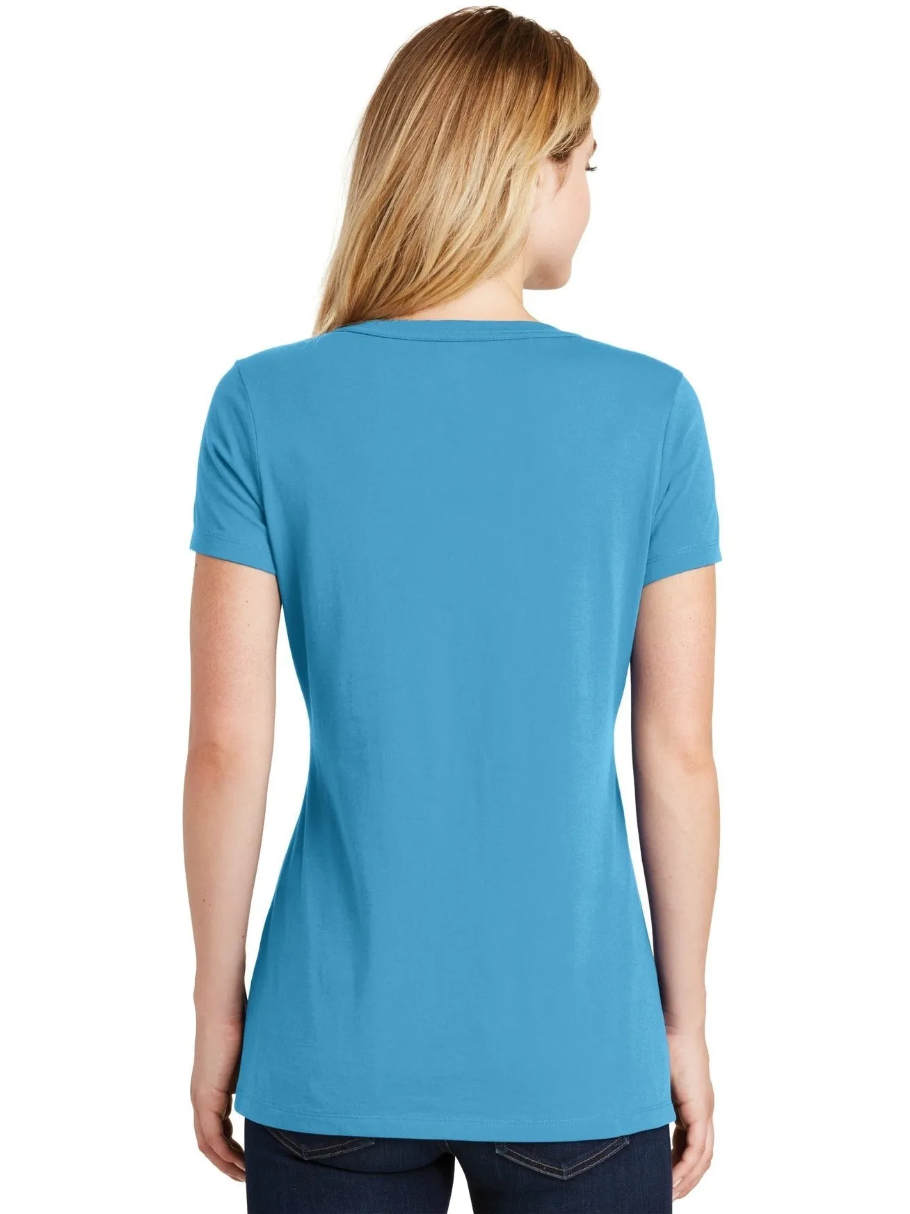 OUTLET-New EraLadies Heritage Blend V-Neck Tee