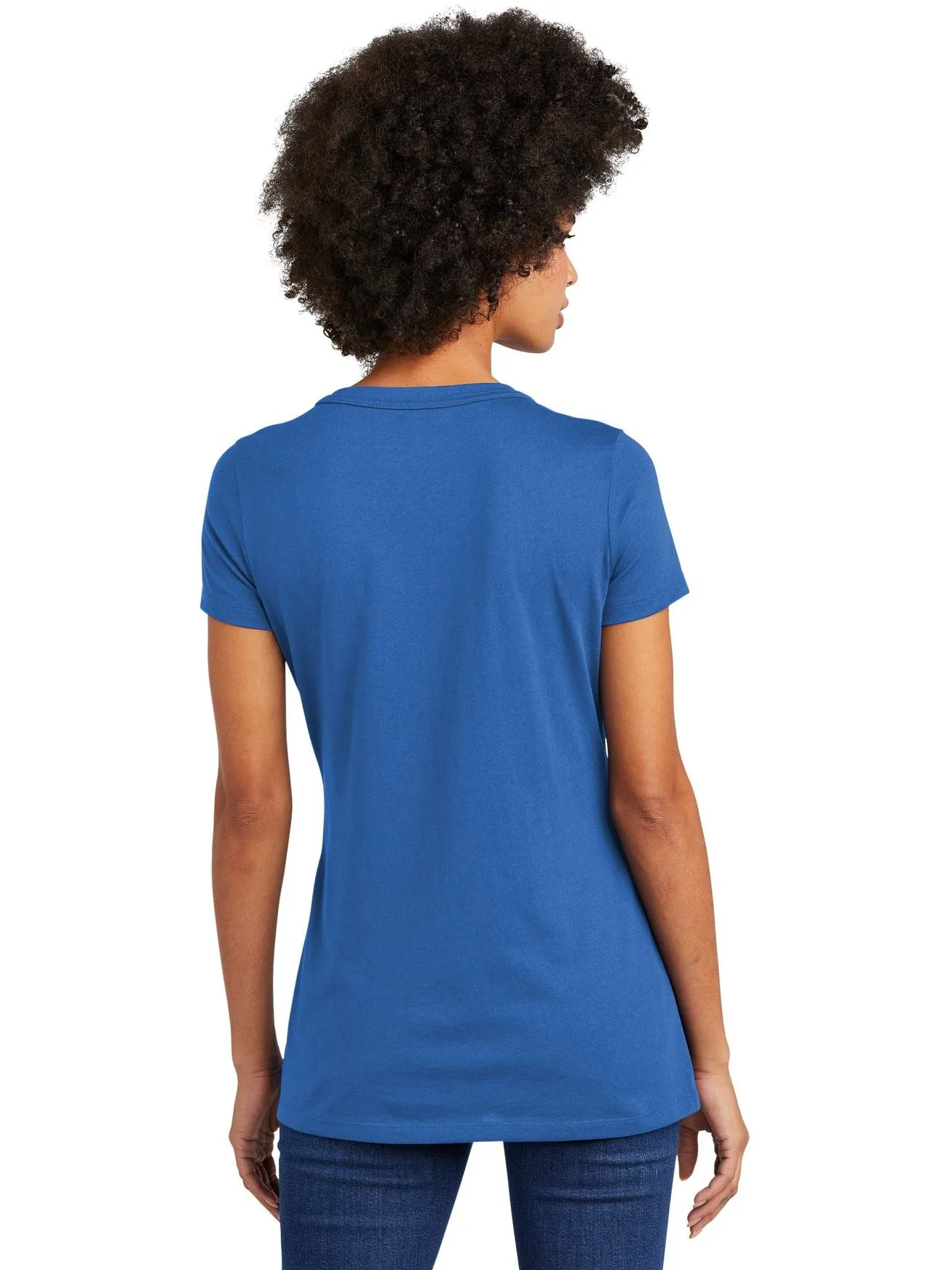OUTLET-New EraLadies Heritage Blend V-Neck Tee
