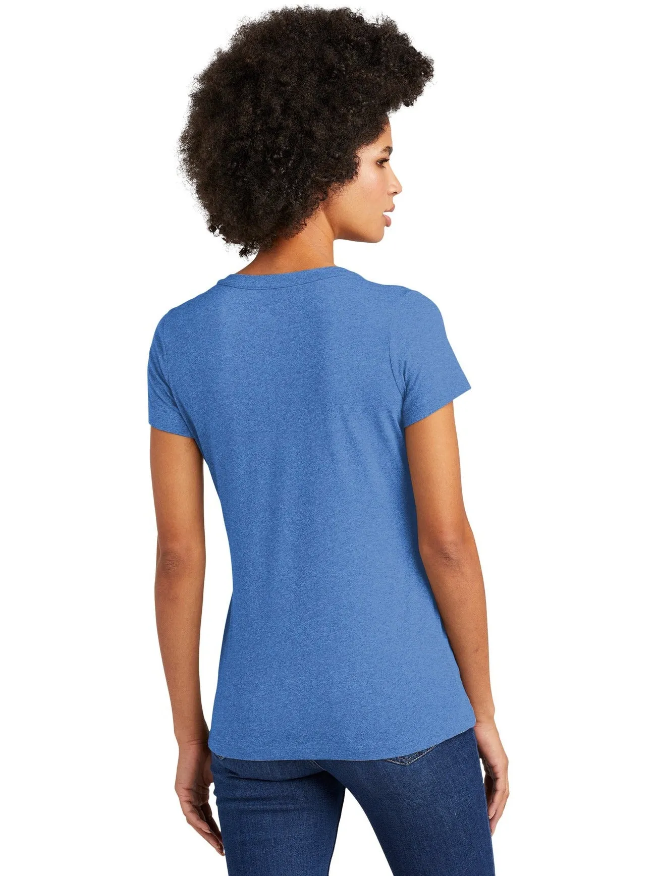 OUTLET-New EraLadies Heritage Blend V-Neck Tee