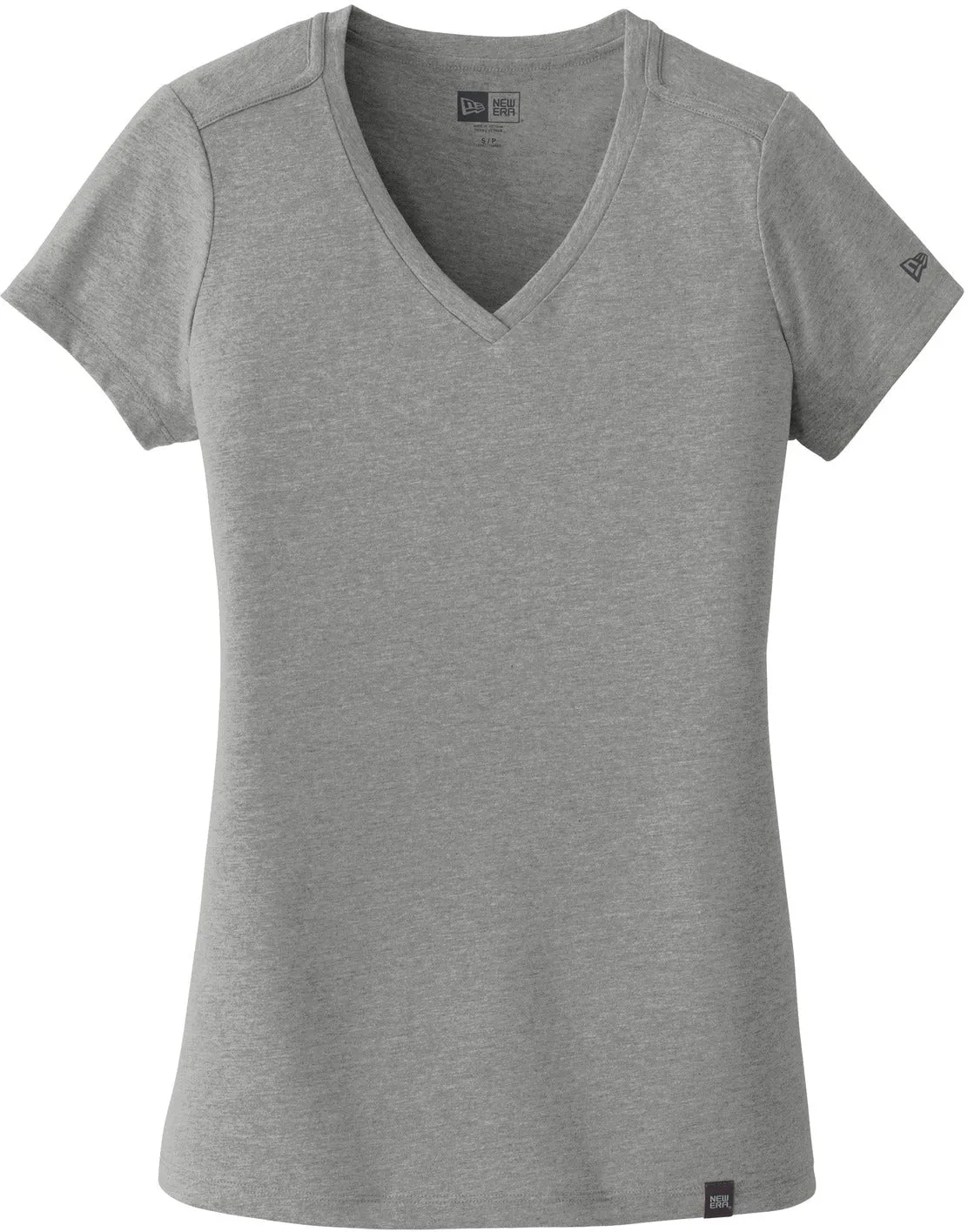 OUTLET-New EraLadies Heritage Blend V-Neck Tee