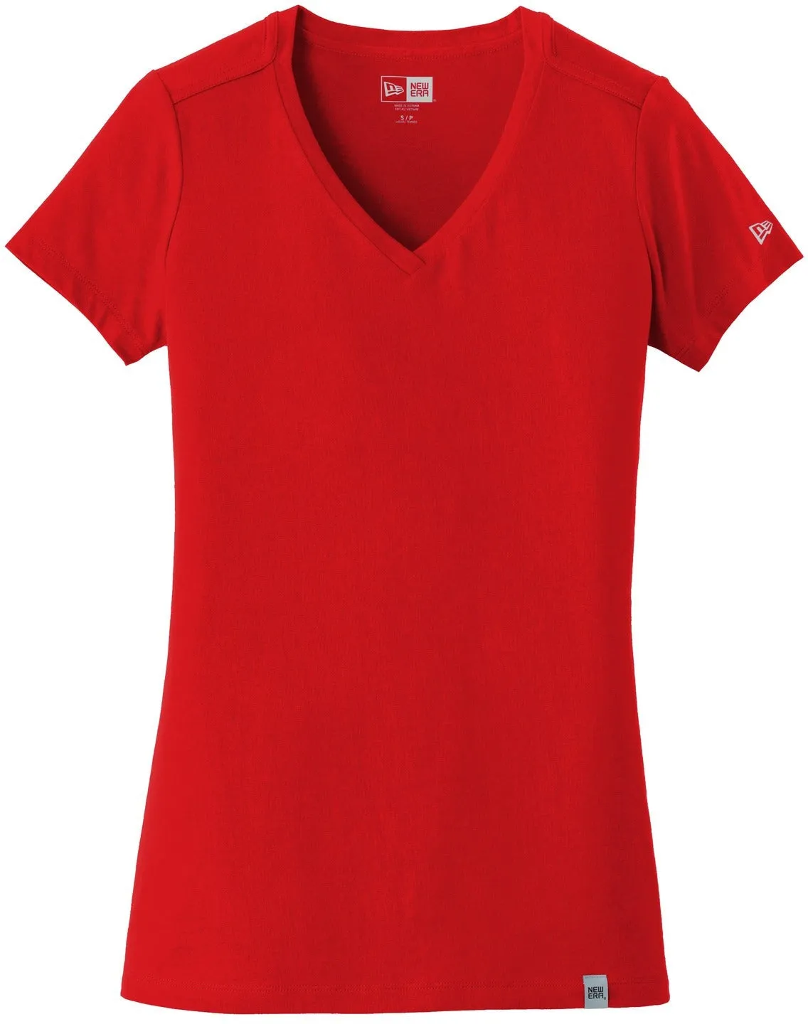 OUTLET-New EraLadies Heritage Blend V-Neck Tee