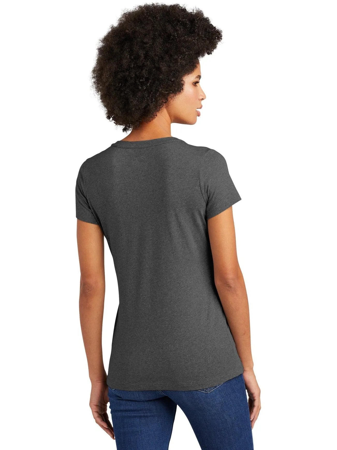 OUTLET-New EraLadies Heritage Blend V-Neck Tee