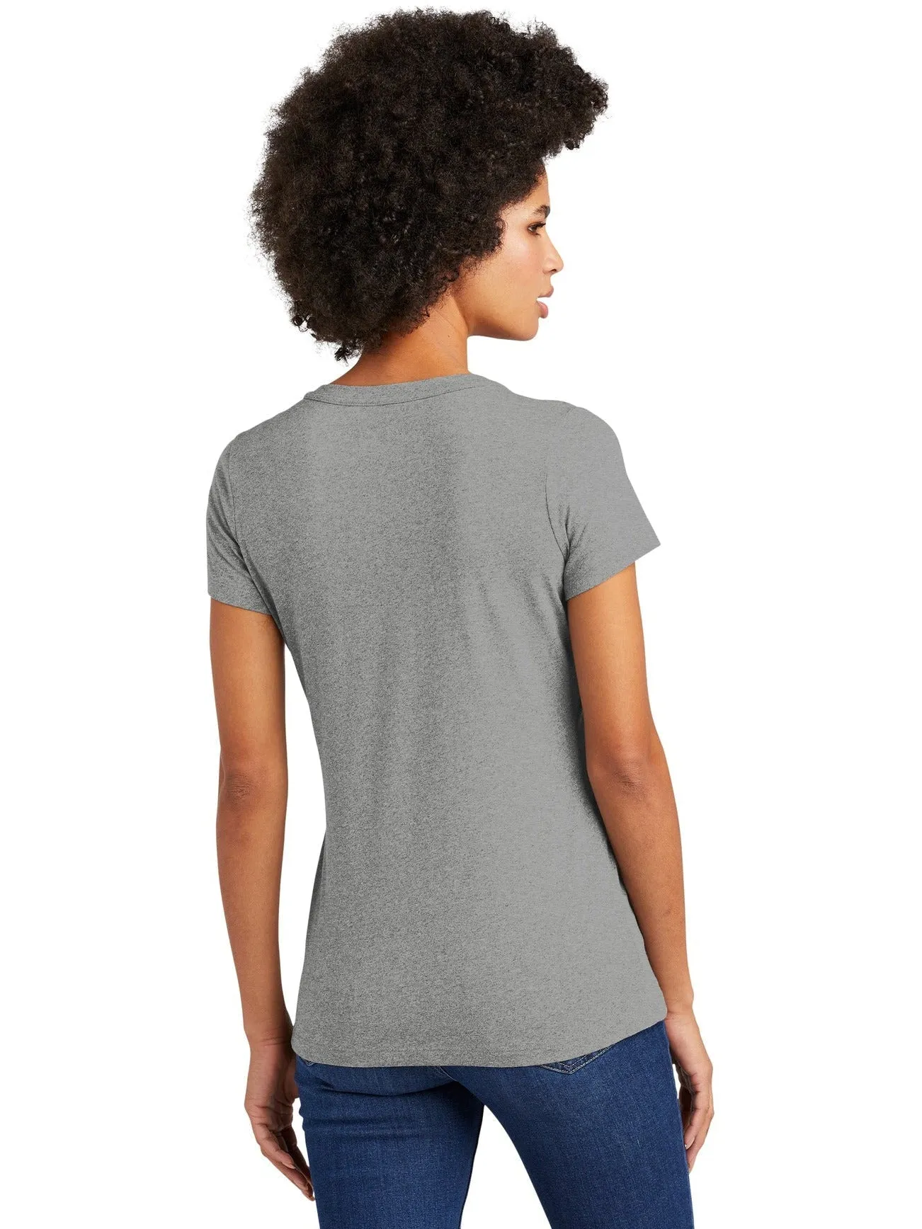 OUTLET-New EraLadies Heritage Blend V-Neck Tee