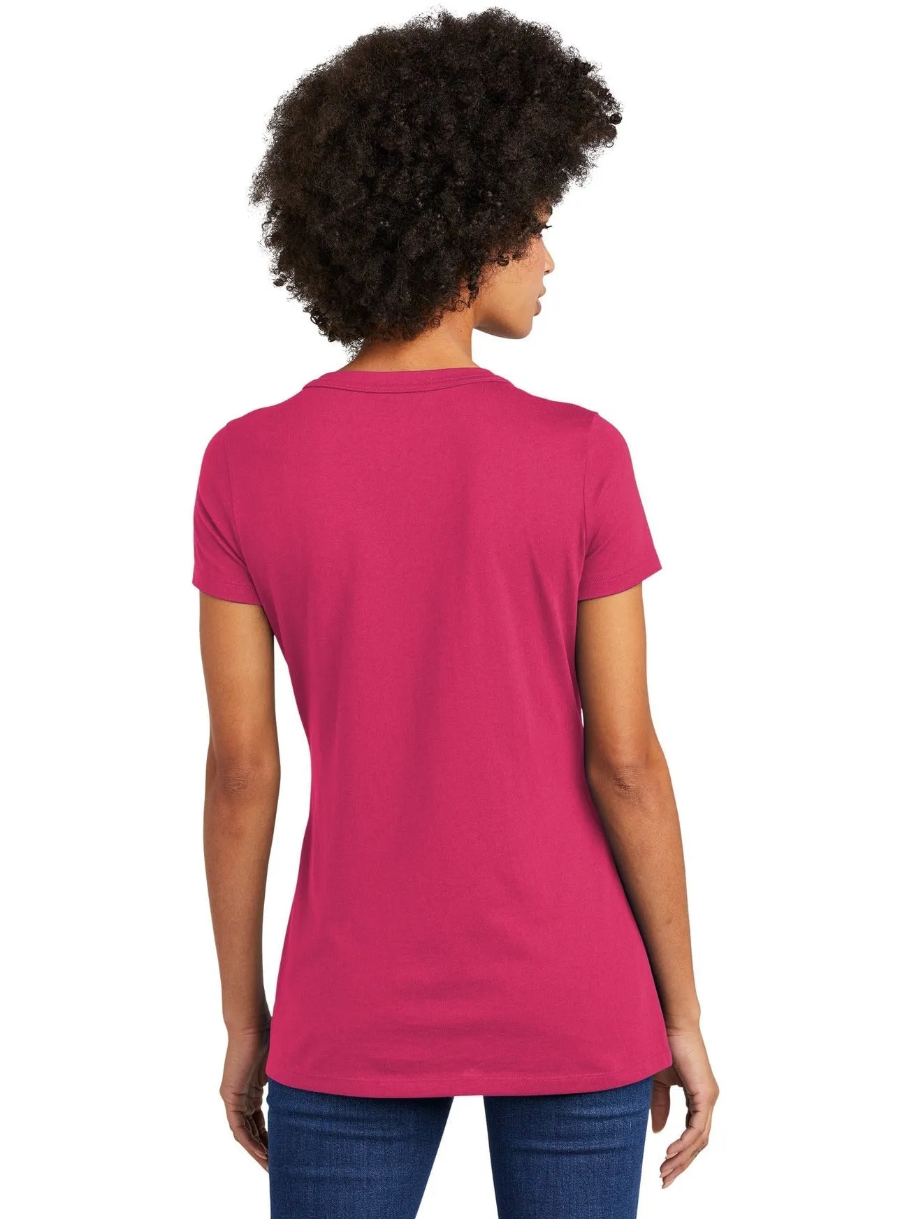 OUTLET-New EraLadies Heritage Blend V-Neck Tee