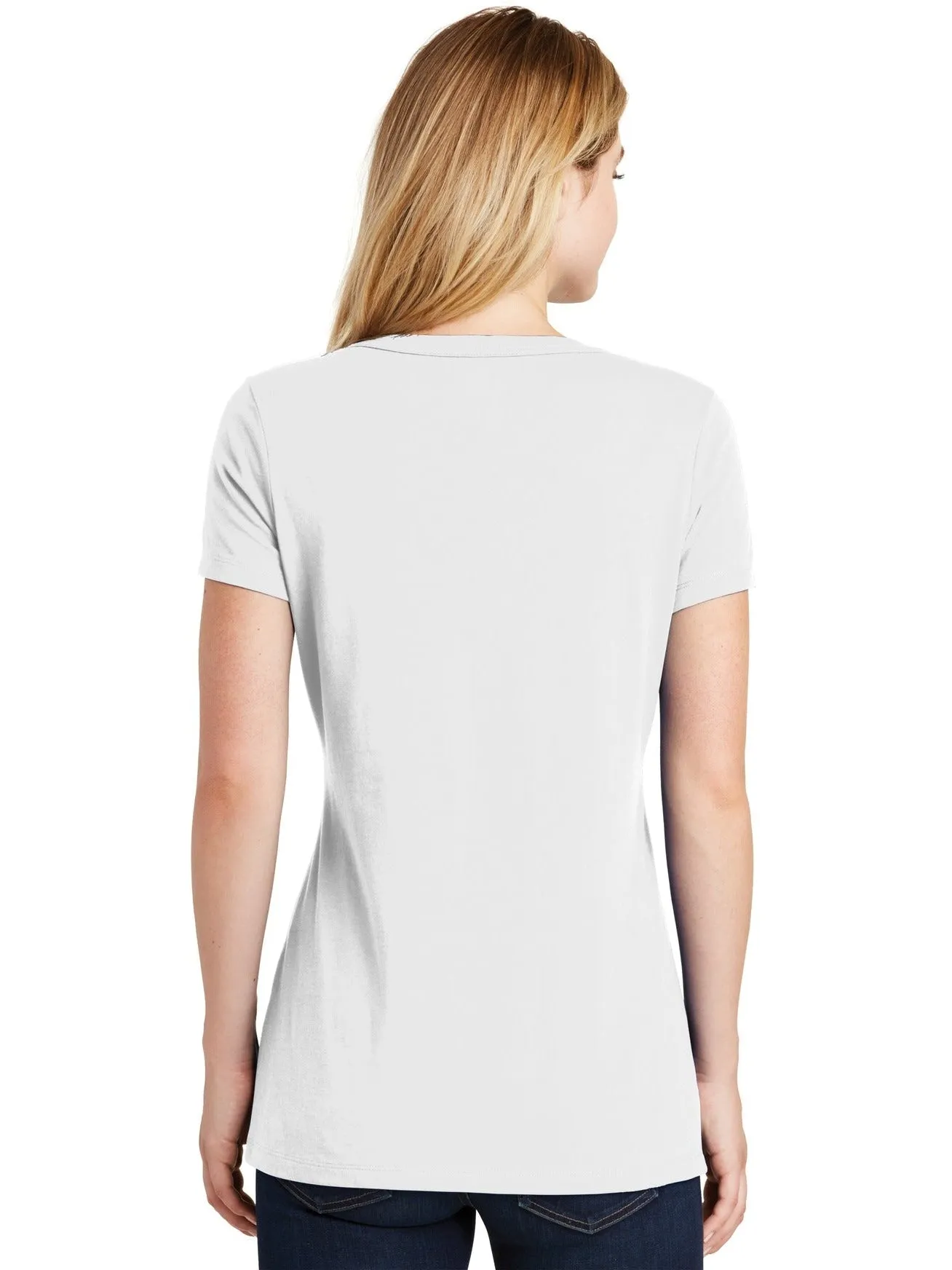 OUTLET-New EraLadies Heritage Blend V-Neck Tee