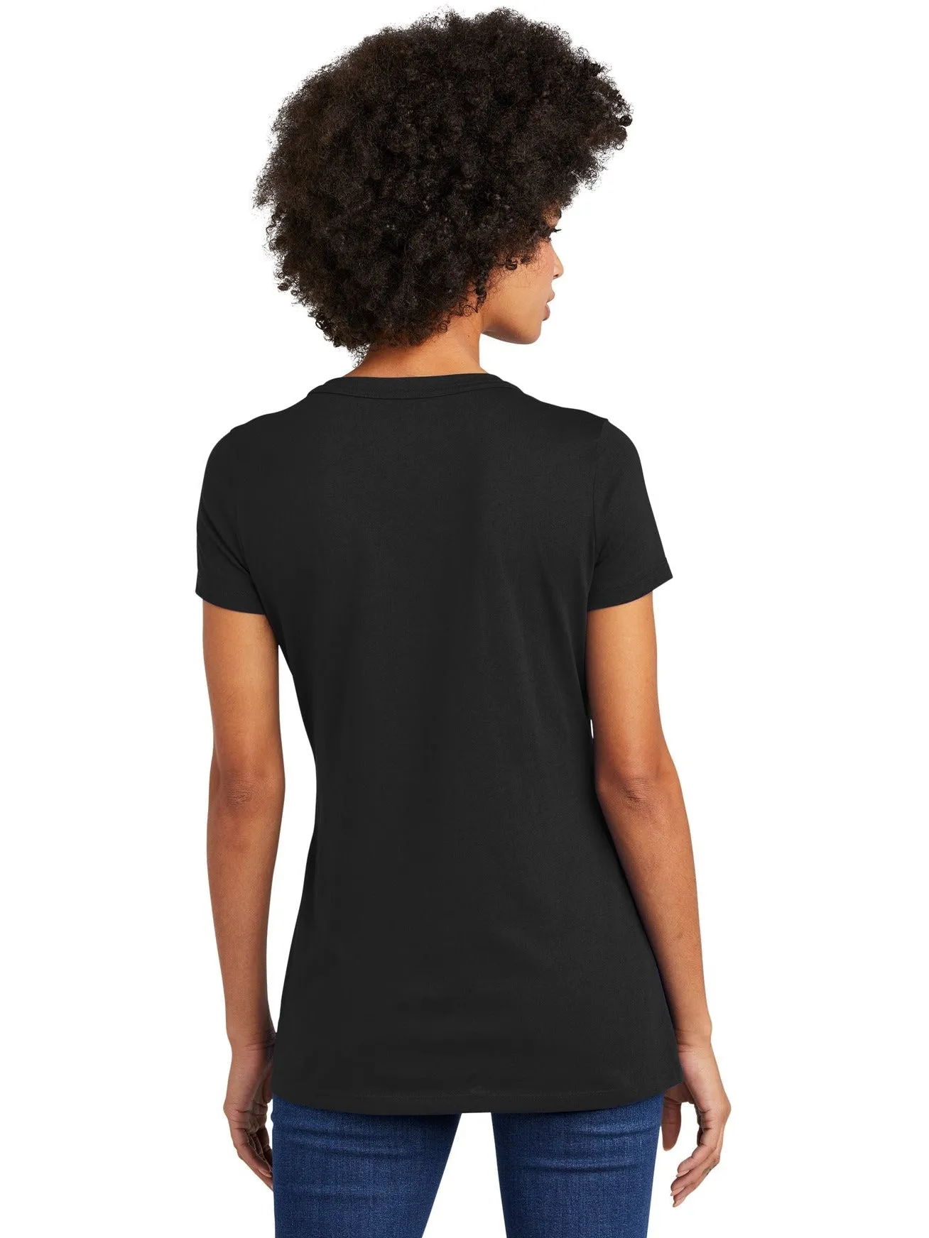OUTLET-New EraLadies Heritage Blend V-Neck Tee