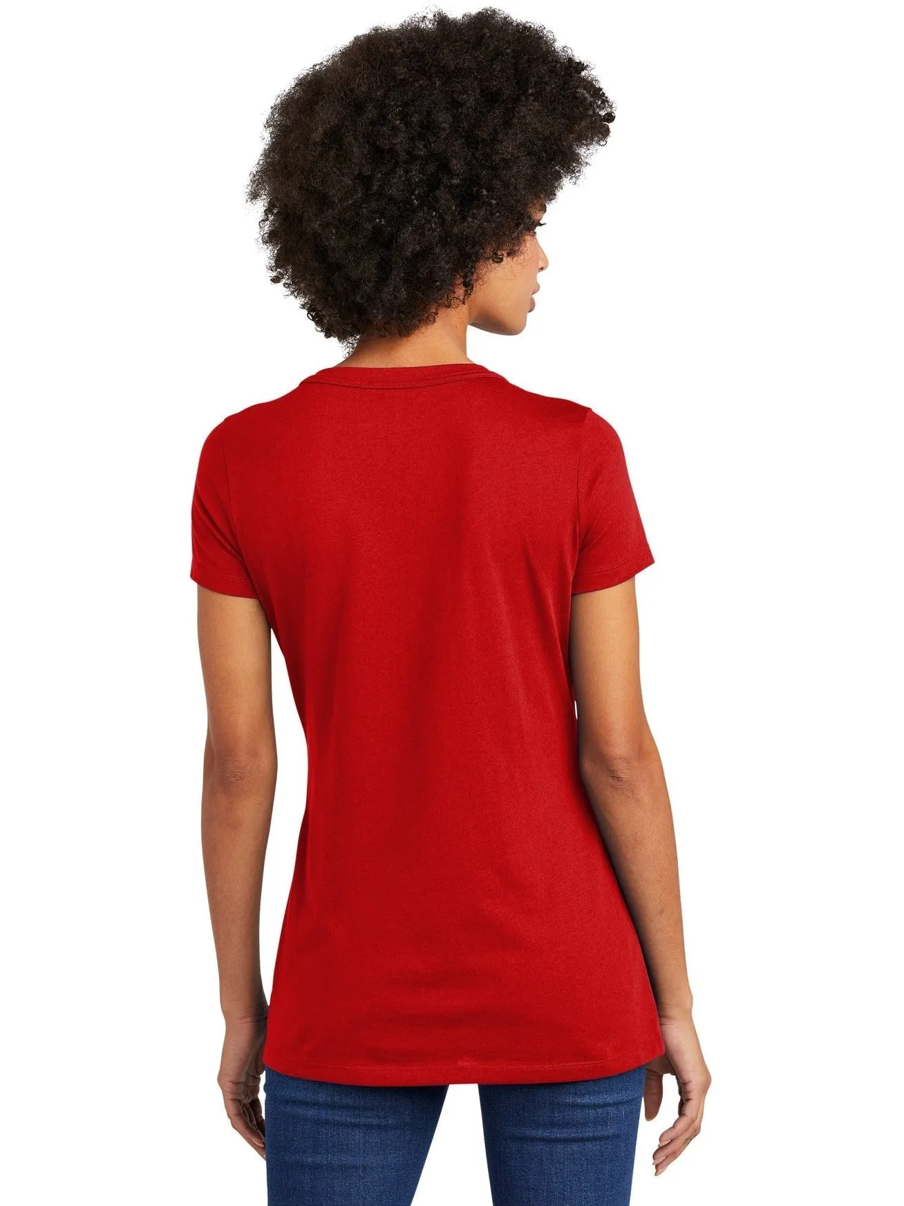 OUTLET-New EraLadies Heritage Blend V-Neck Tee
