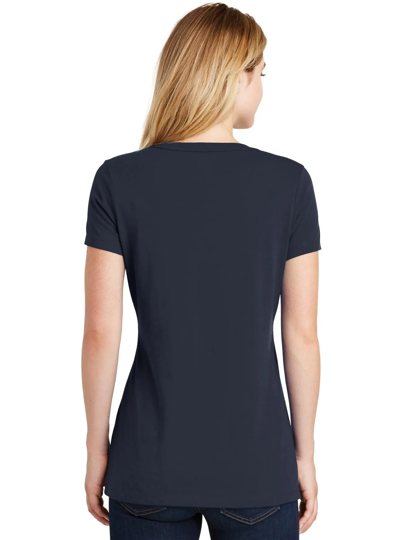 OUTLET-New EraLadies Heritage Blend V-Neck Tee
