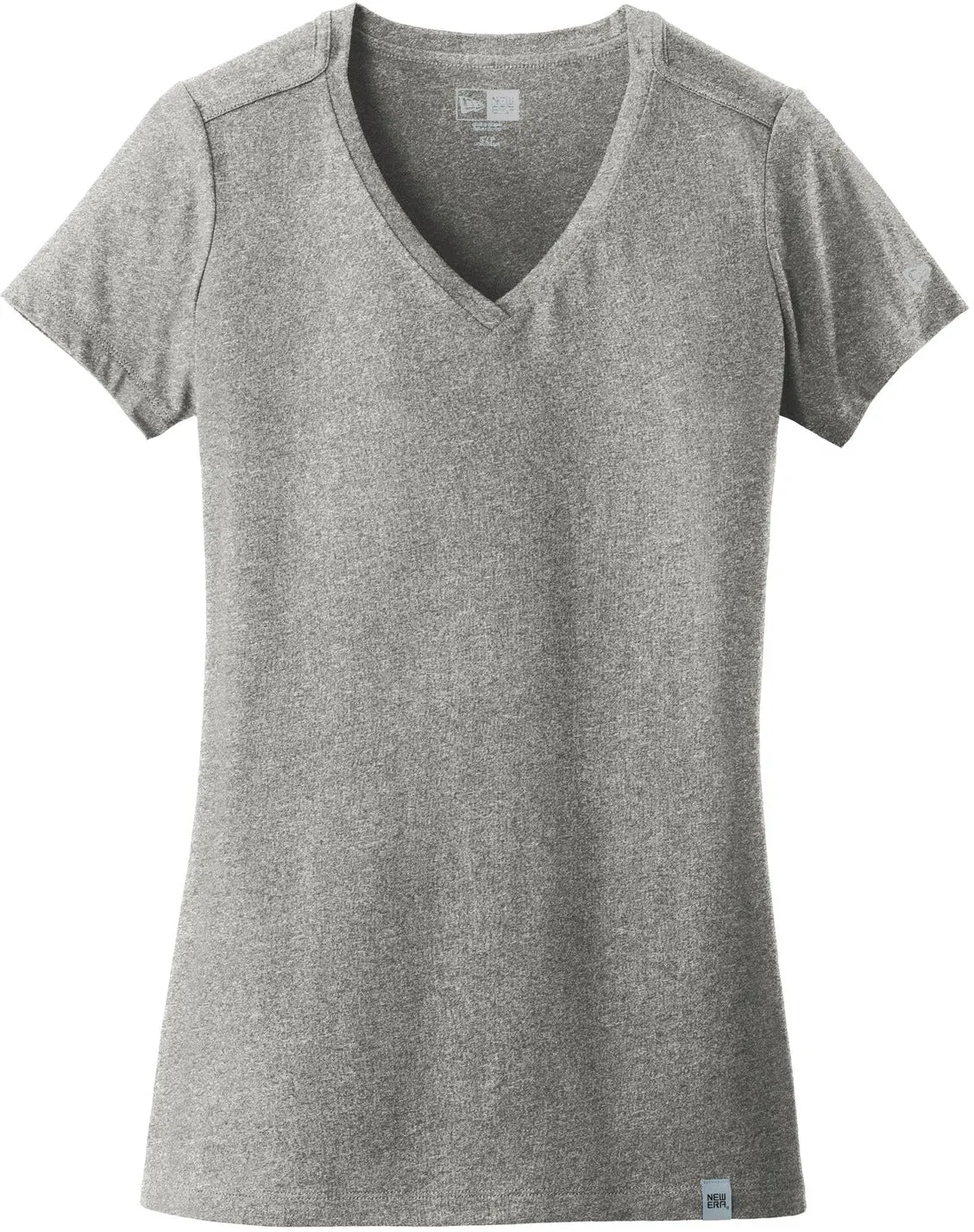OUTLET-New EraLadies Heritage Blend V-Neck Tee