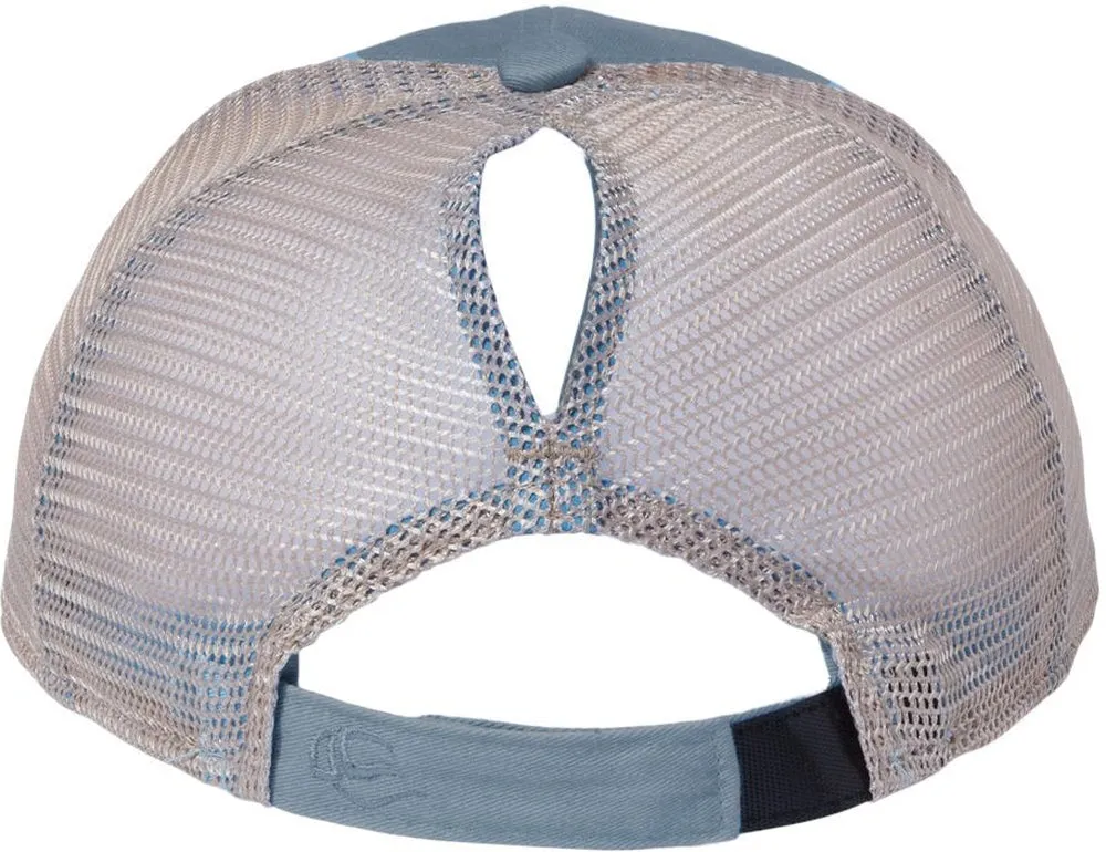 OUTLET-Outdoor Cap Ponytail Mesh-Back Cap