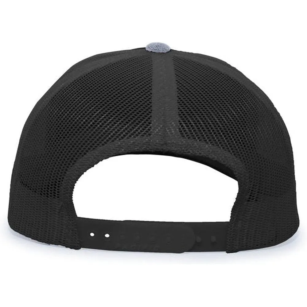 OUTLET-Pacific Headwear Heather Trucker Snapback Cap