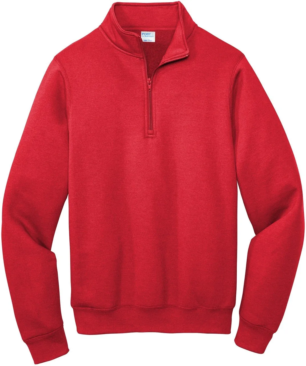 OUTLET-Port & Company Core Fleece 1/4-Zip Pullover Sweatshirt