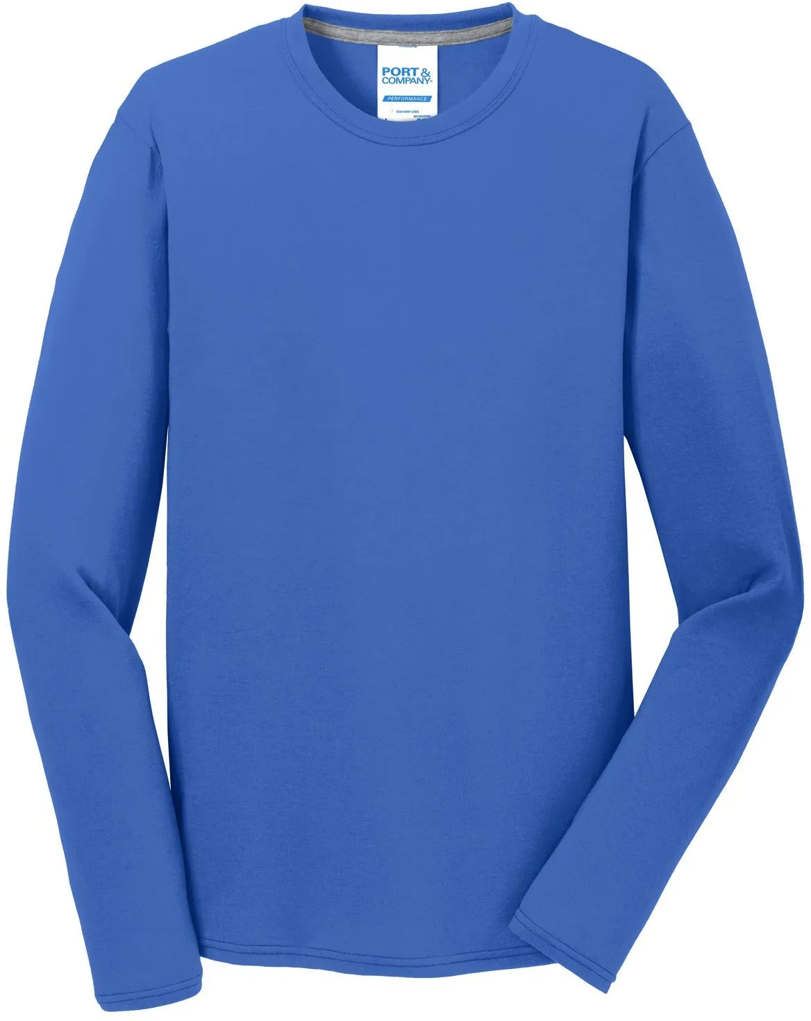 OUTLET-Port & Company Long Sleeve Performance Blend Tee