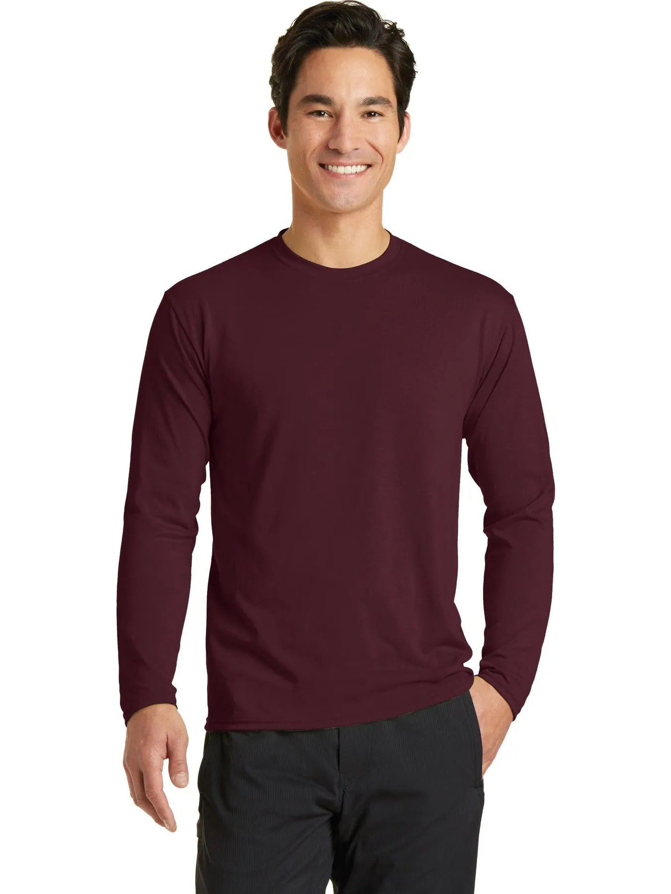 OUTLET-Port & Company Long Sleeve Performance Blend Tee