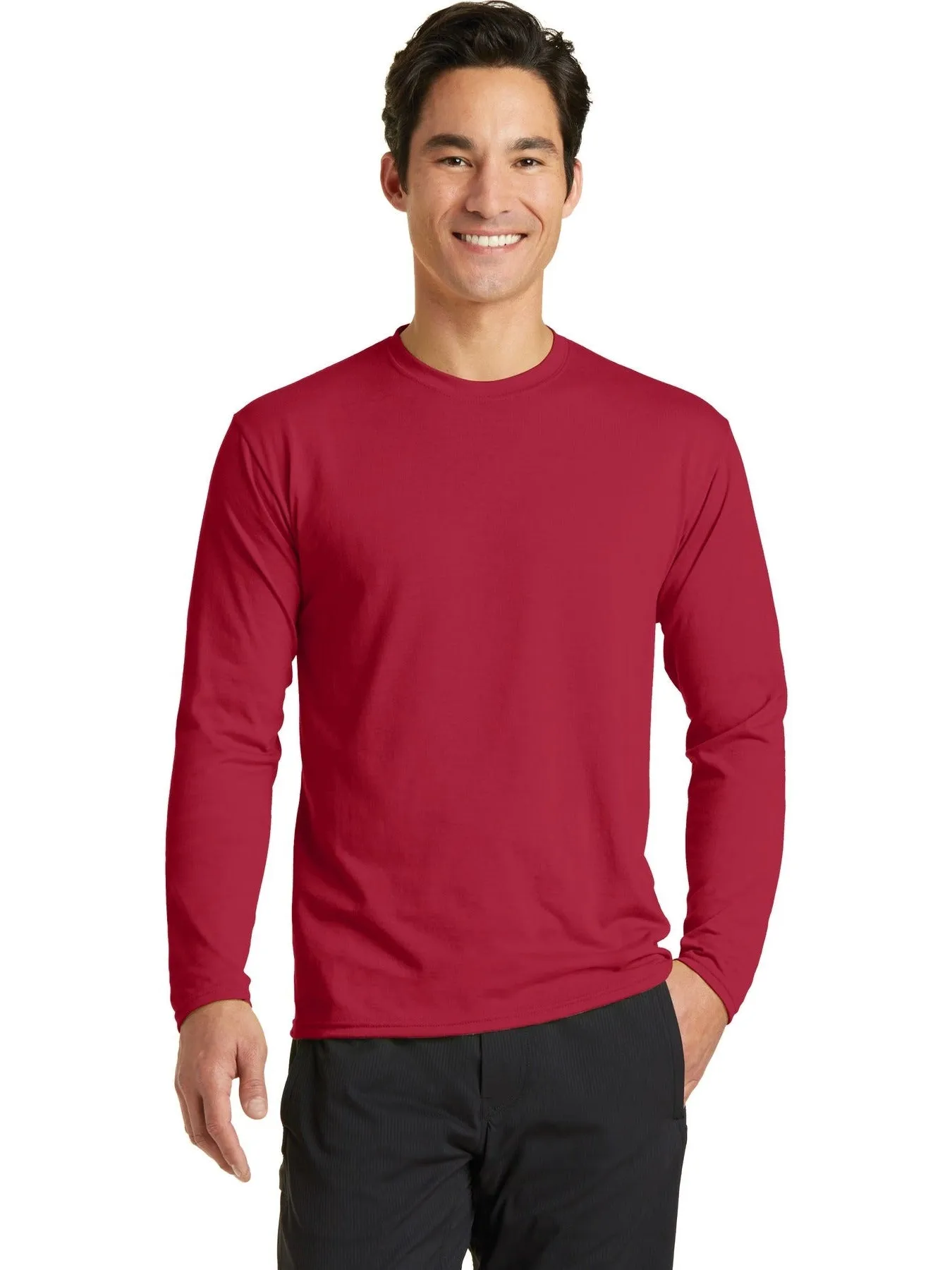 OUTLET-Port & Company Long Sleeve Performance Blend Tee