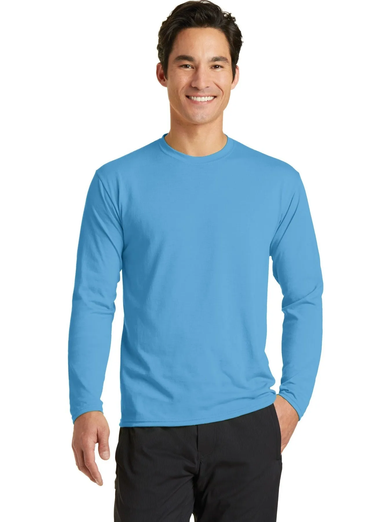 OUTLET-Port & Company Long Sleeve Performance Blend Tee