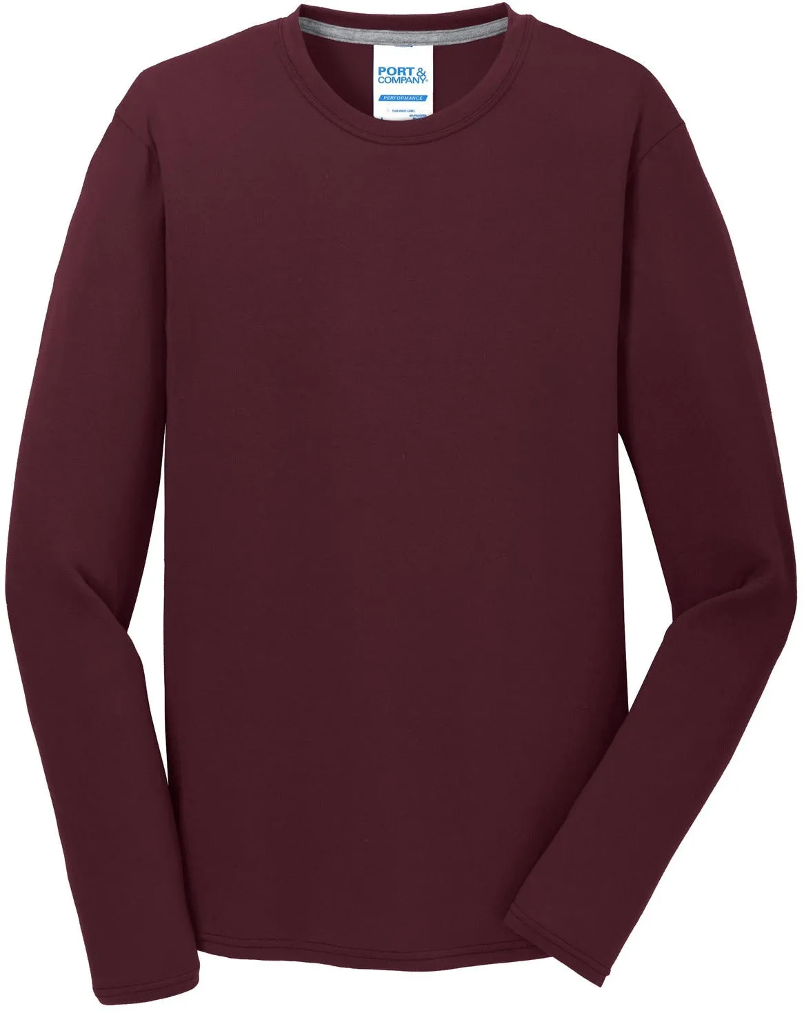 OUTLET-Port & Company Long Sleeve Performance Blend Tee