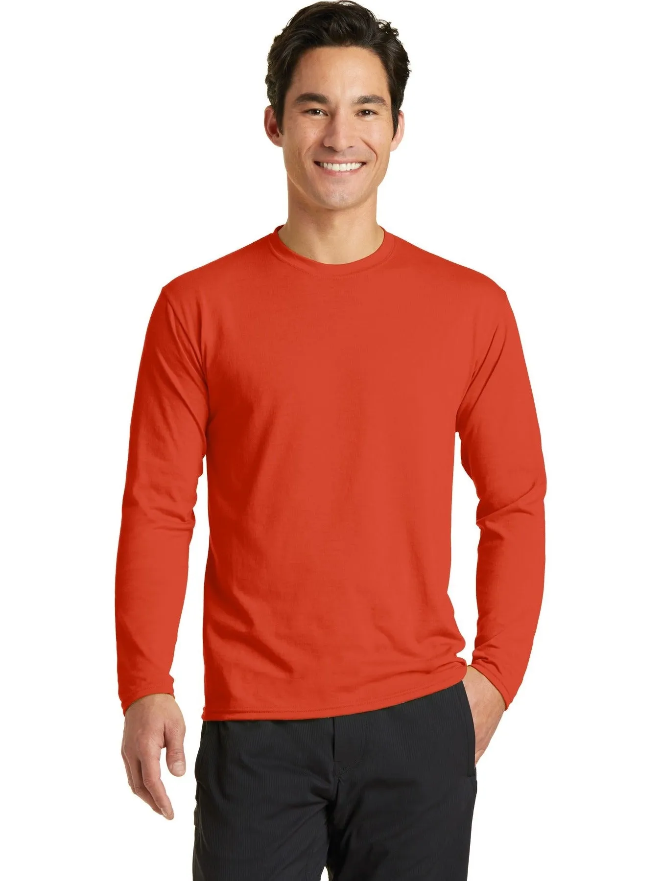 OUTLET-Port & Company Long Sleeve Performance Blend Tee