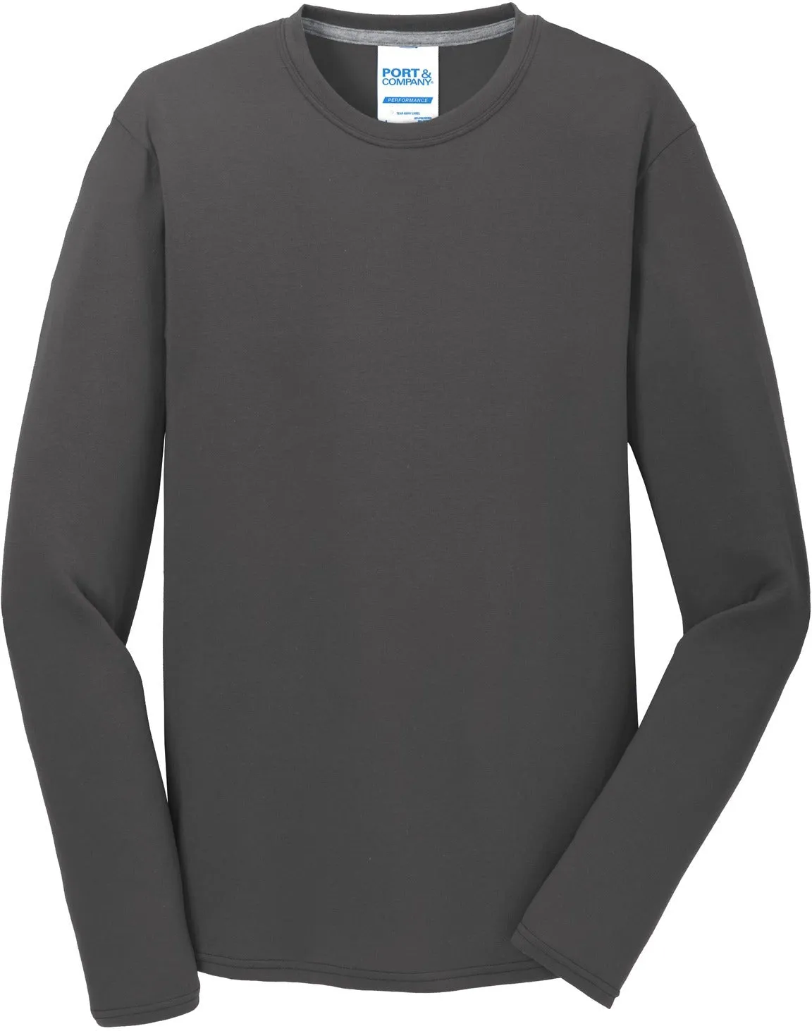 OUTLET-Port & Company Long Sleeve Performance Blend Tee