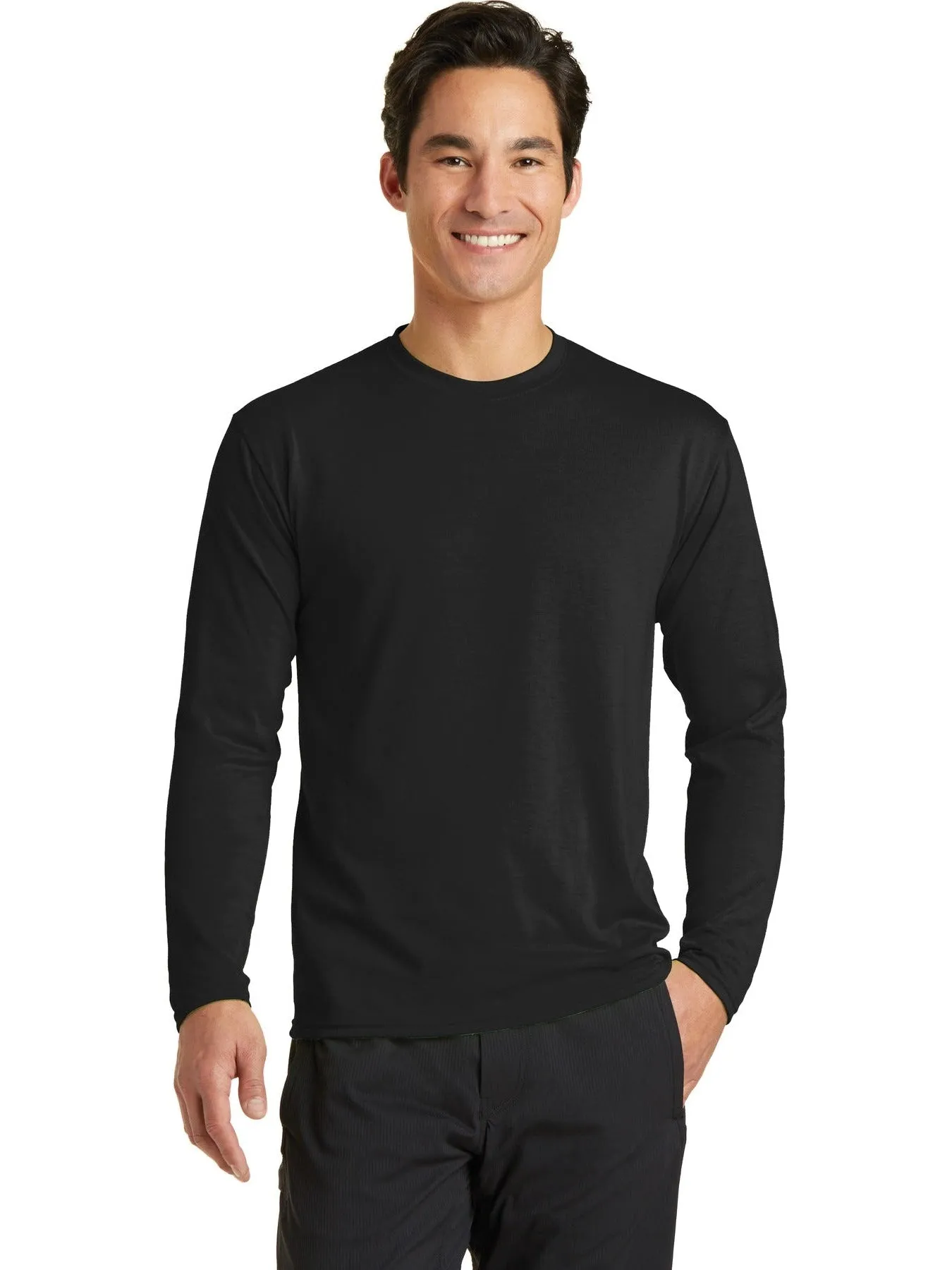 OUTLET-Port & Company Long Sleeve Performance Blend Tee