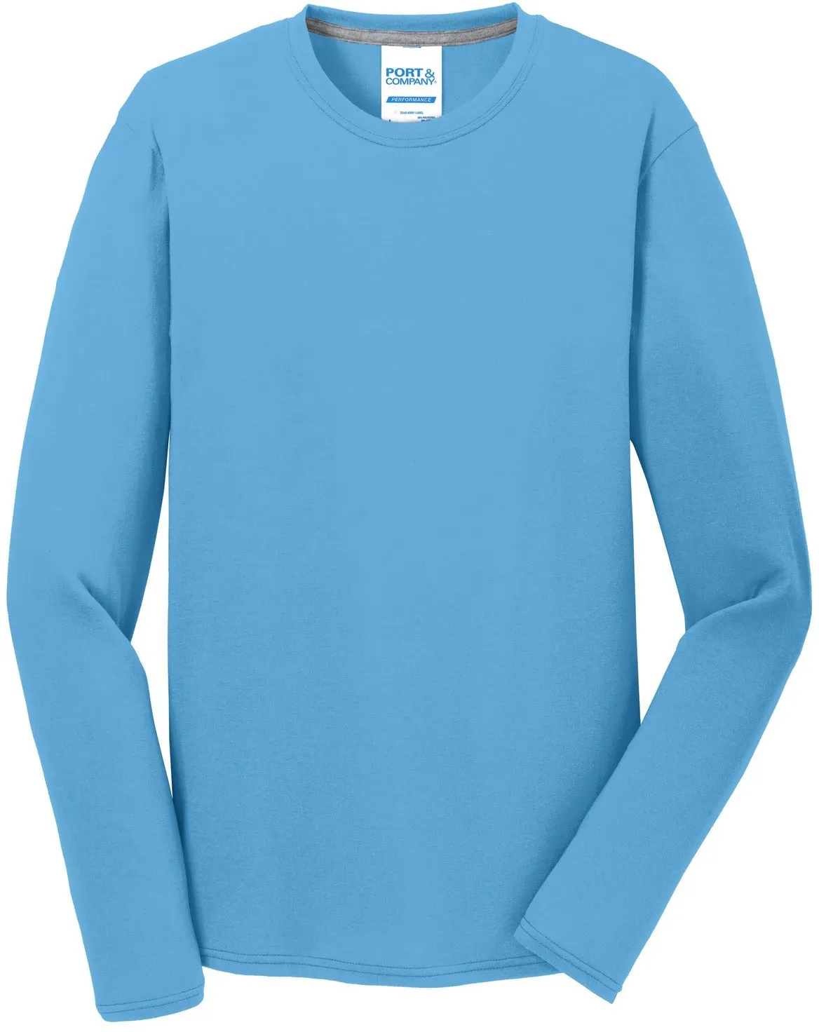 OUTLET-Port & Company Long Sleeve Performance Blend Tee