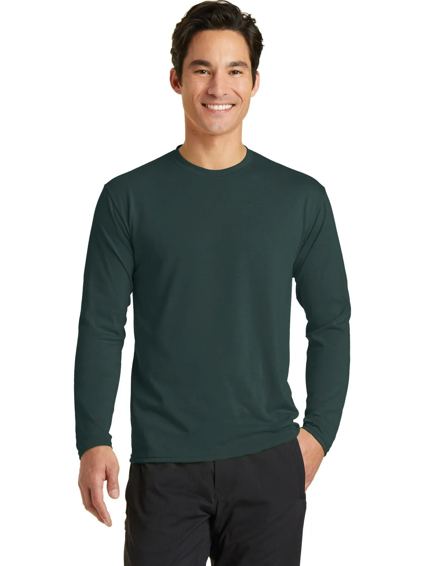 OUTLET-Port & Company Long Sleeve Performance Blend Tee