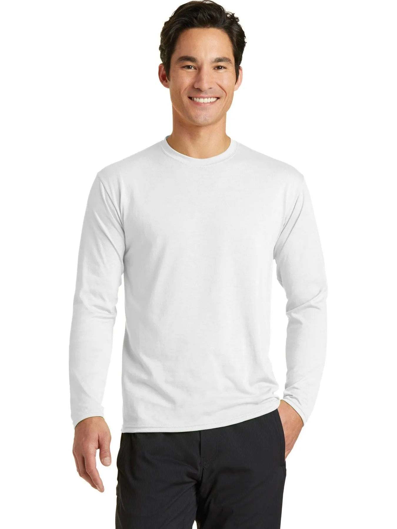 OUTLET-Port & Company Long Sleeve Performance Blend Tee