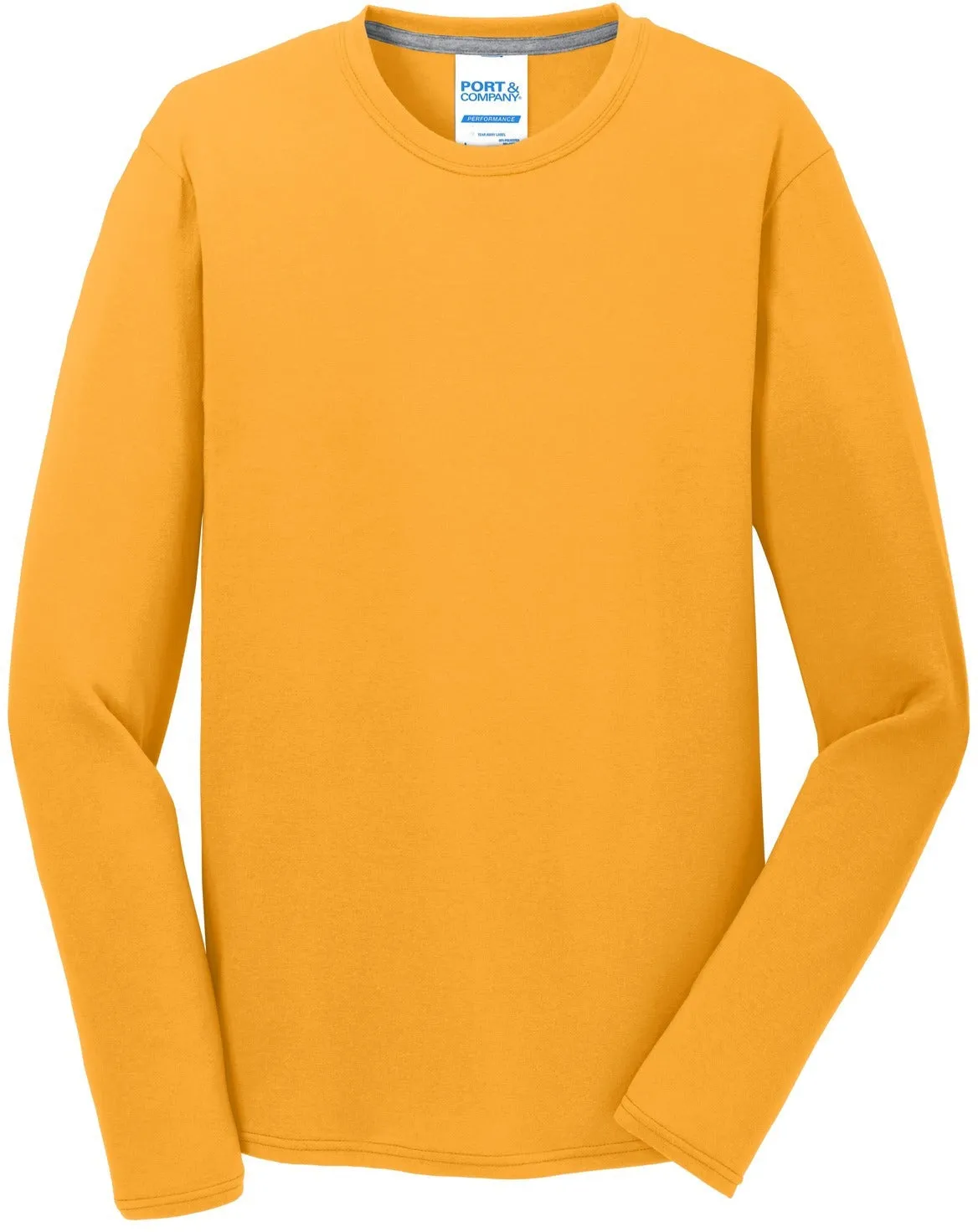 OUTLET-Port & Company Long Sleeve Performance Blend Tee