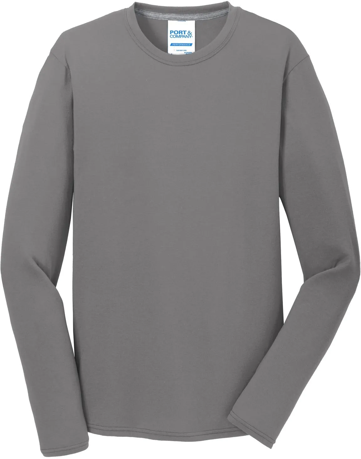 OUTLET-Port & Company Long Sleeve Performance Blend Tee