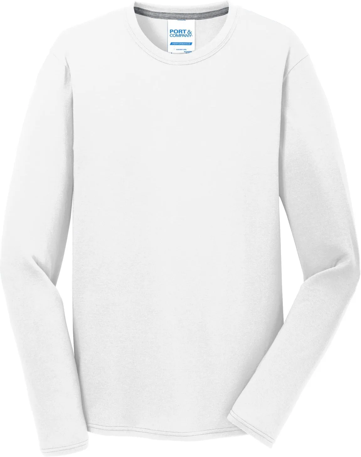 OUTLET-Port & Company Long Sleeve Performance Blend Tee