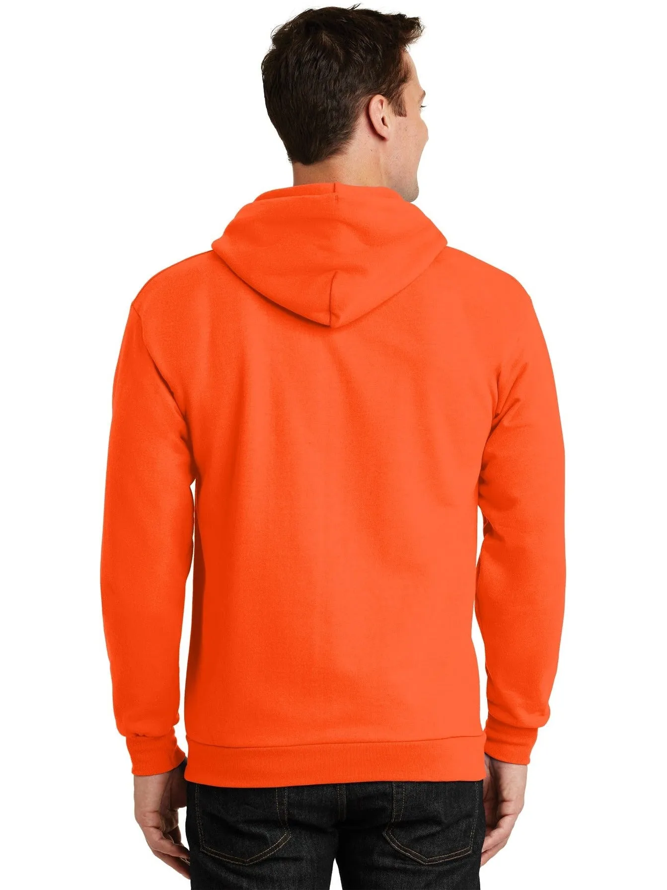 OUTLET-Port & Company Ultimate Full-Zip Hooded Sweatshirt