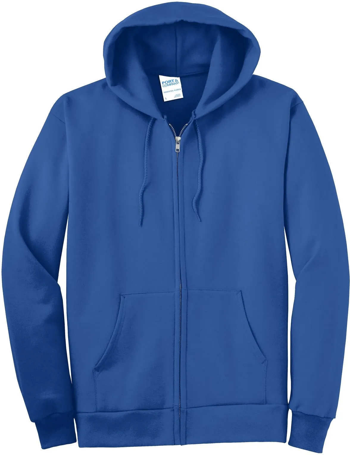 OUTLET-Port & Company Ultimate Full-Zip Hooded Sweatshirt
