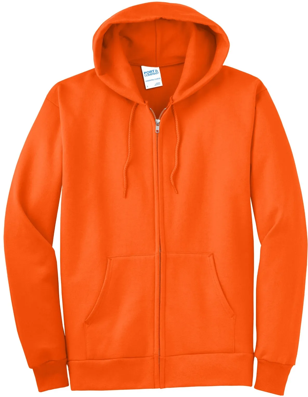 OUTLET-Port & Company Ultimate Full-Zip Hooded Sweatshirt