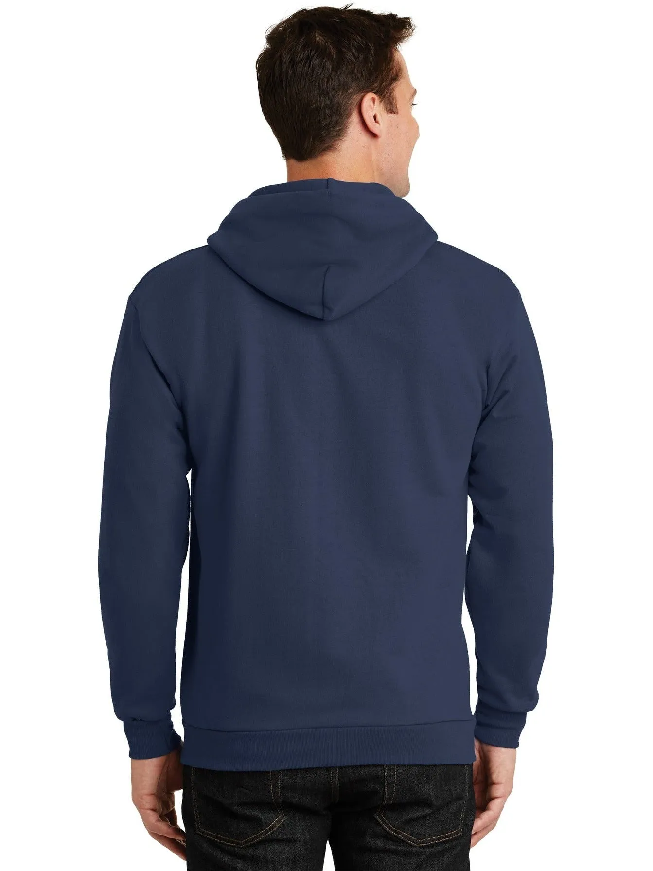 OUTLET-Port & Company Ultimate Full-Zip Hooded Sweatshirt