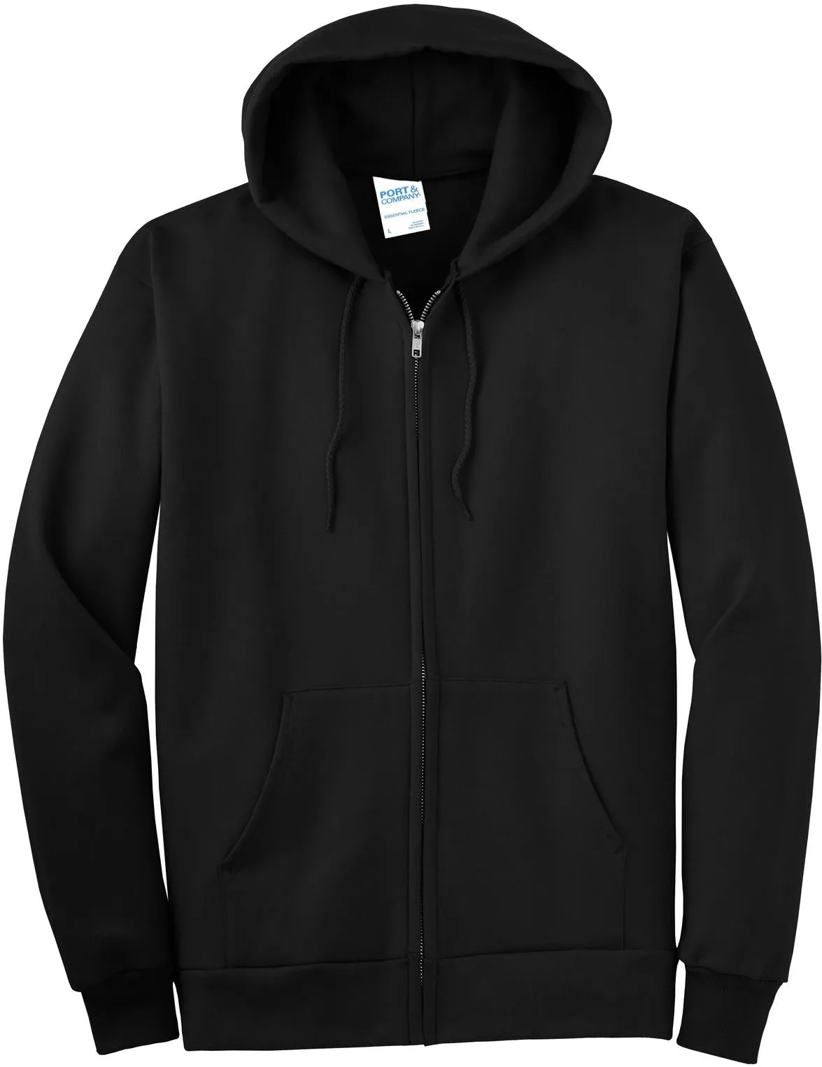 OUTLET-Port & Company Ultimate Full-Zip Hooded Sweatshirt