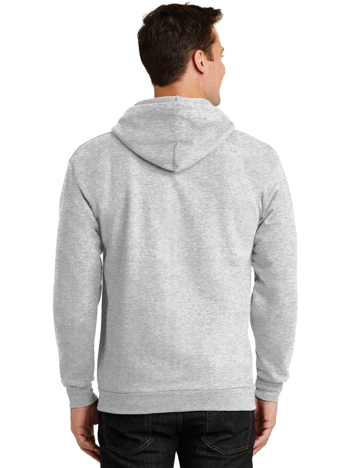 OUTLET-Port & Company Ultimate Full-Zip Hooded Sweatshirt