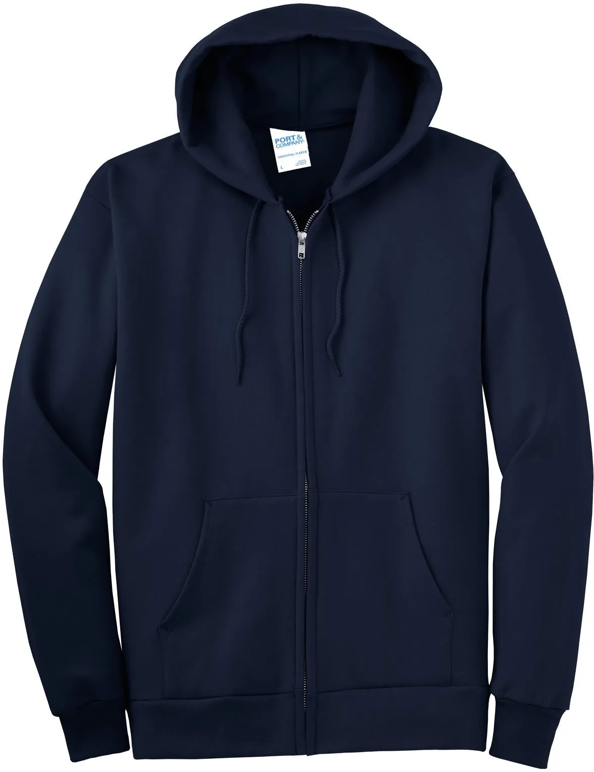OUTLET-Port & Company Ultimate Full-Zip Hooded Sweatshirt