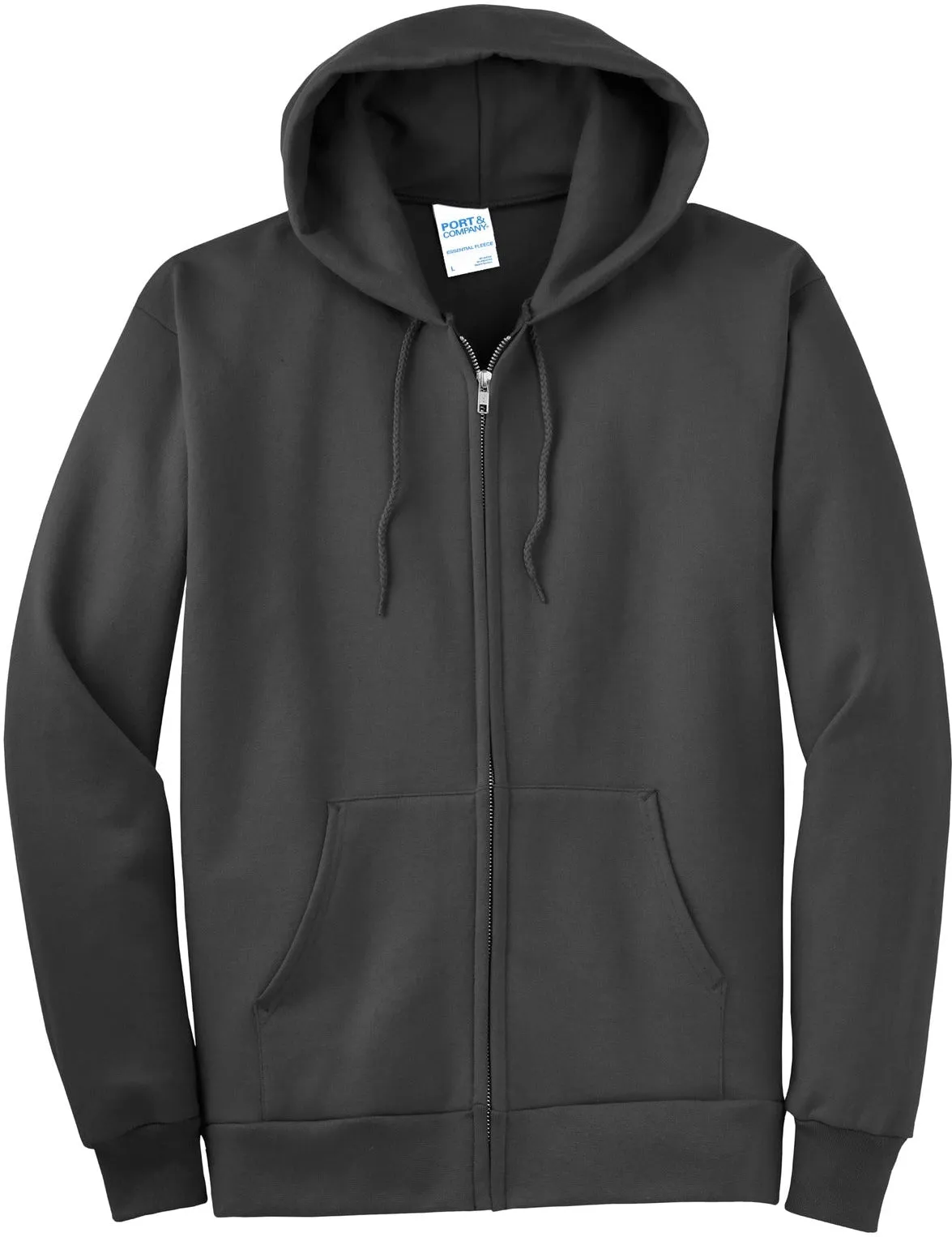 OUTLET-Port & Company Ultimate Full-Zip Hooded Sweatshirt