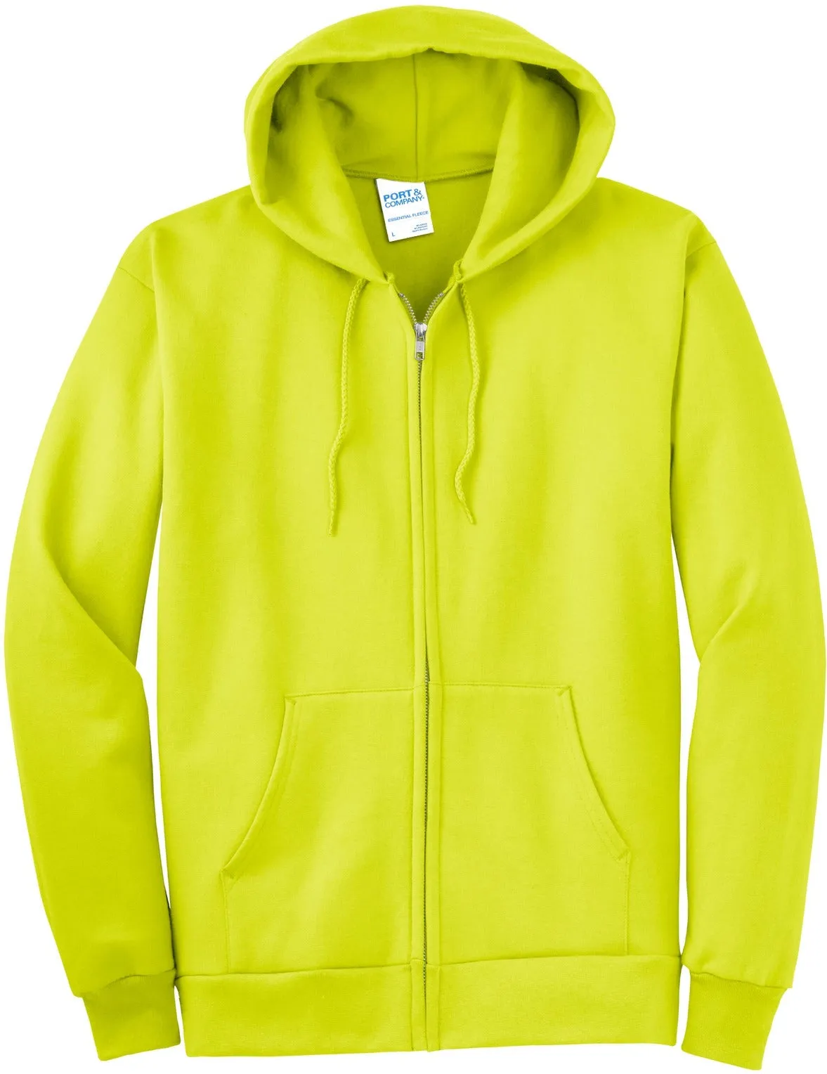 OUTLET-Port & Company Ultimate Full-Zip Hooded Sweatshirt